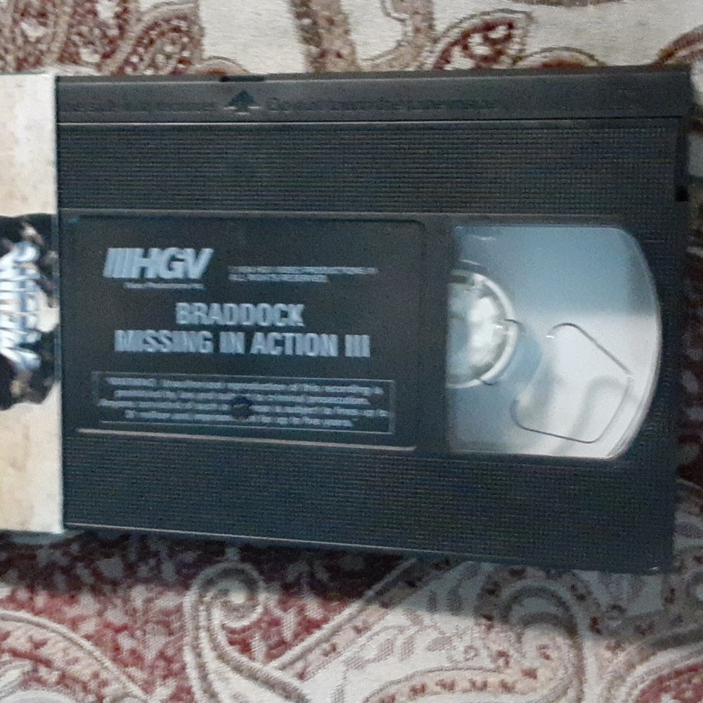 Chuck Norris Braddock: Missing in Action III vhrs tape - Picture 4 of 4